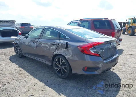 2020 Honda Civic Sport from USA, damaged, VIN 2HGFC2F89LH529605